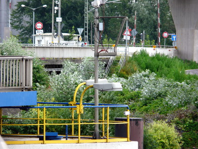 Beleuchtung an den Fundamenten