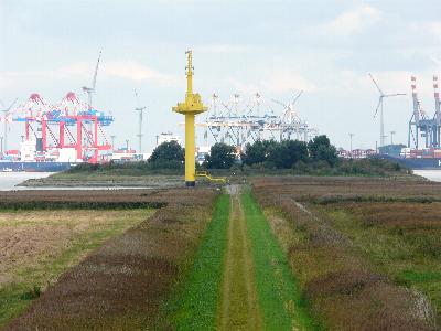 Radarturm in der Weser